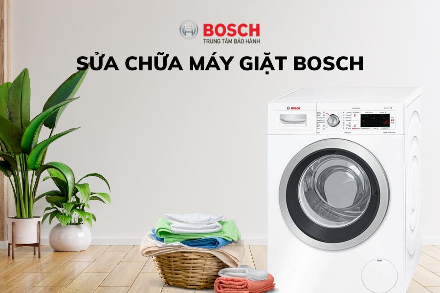 Bảo hành sửa chữa máy giặt Bosch chính hãng tại TPHCM